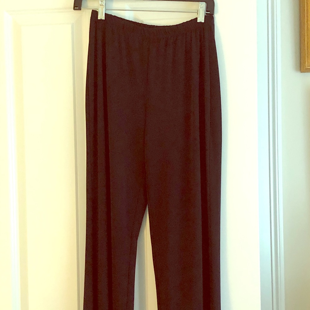 Black pull on pants